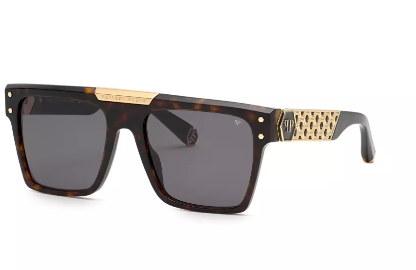 Philipp Plein SPP080 0722 55 | Unisex Kahverengi Güneş Gözlüğü
